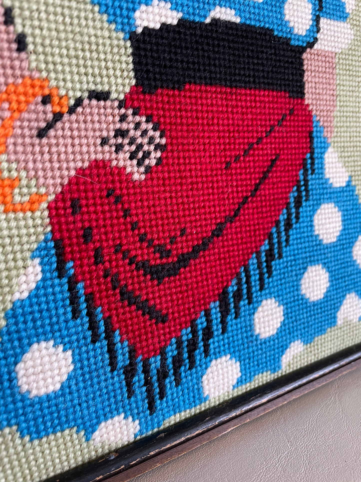 Needlepoint frame art