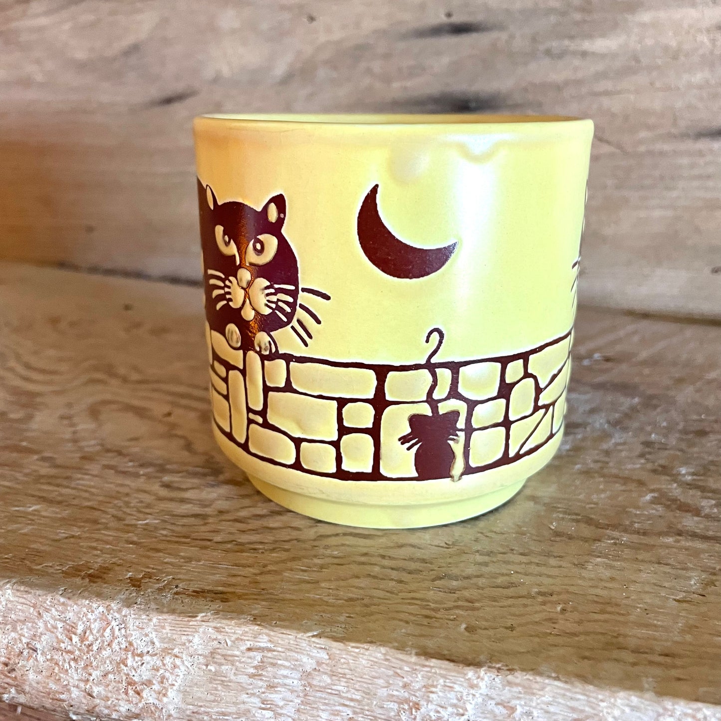“Fat Cat” Vintage Kiln Craft Mug