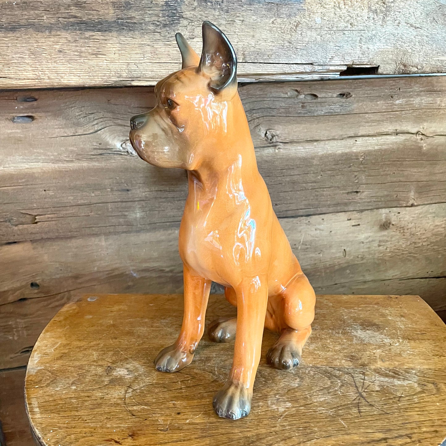 “Bruno” Vintage Ceramic Boxer