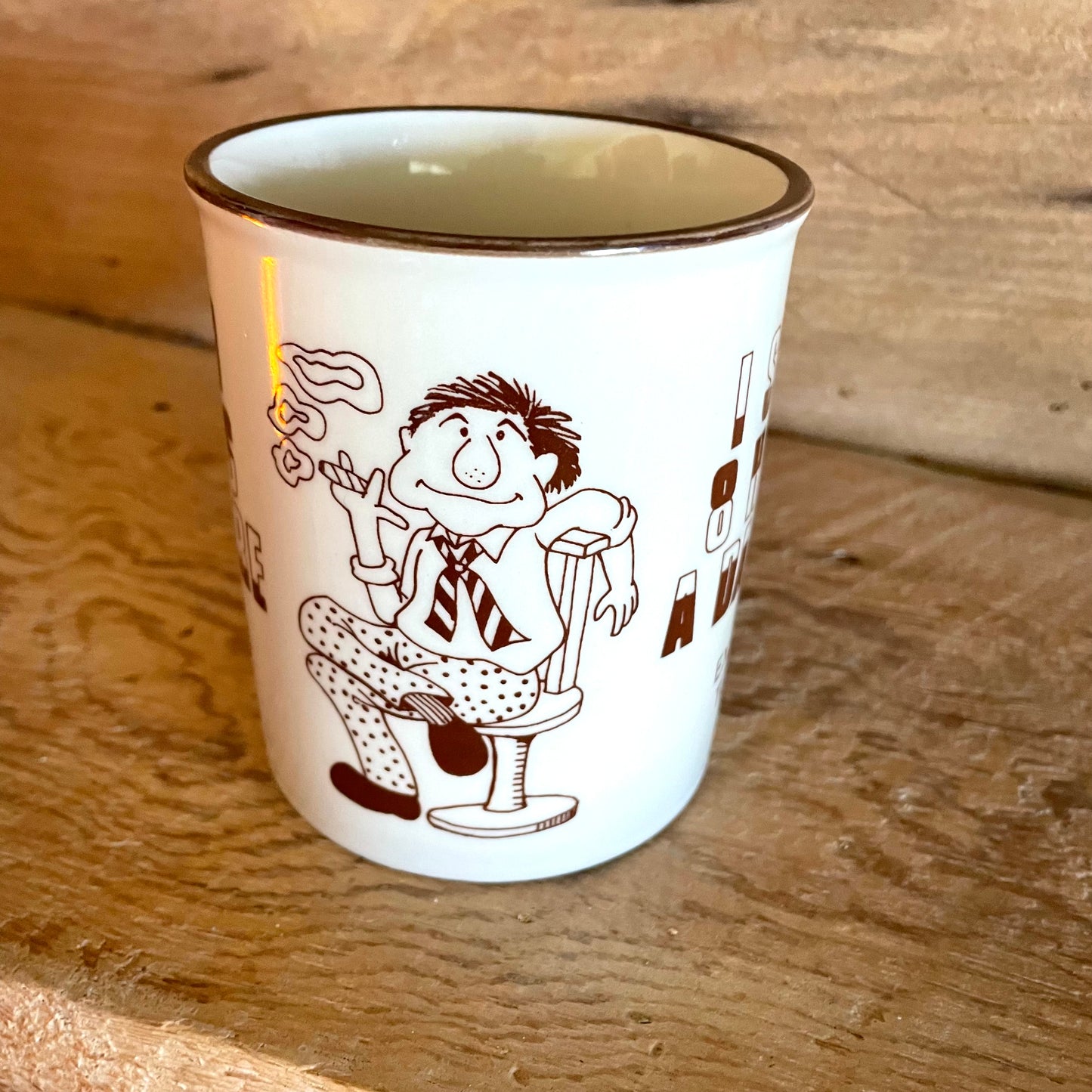 “The Slacker” Vintage Mug