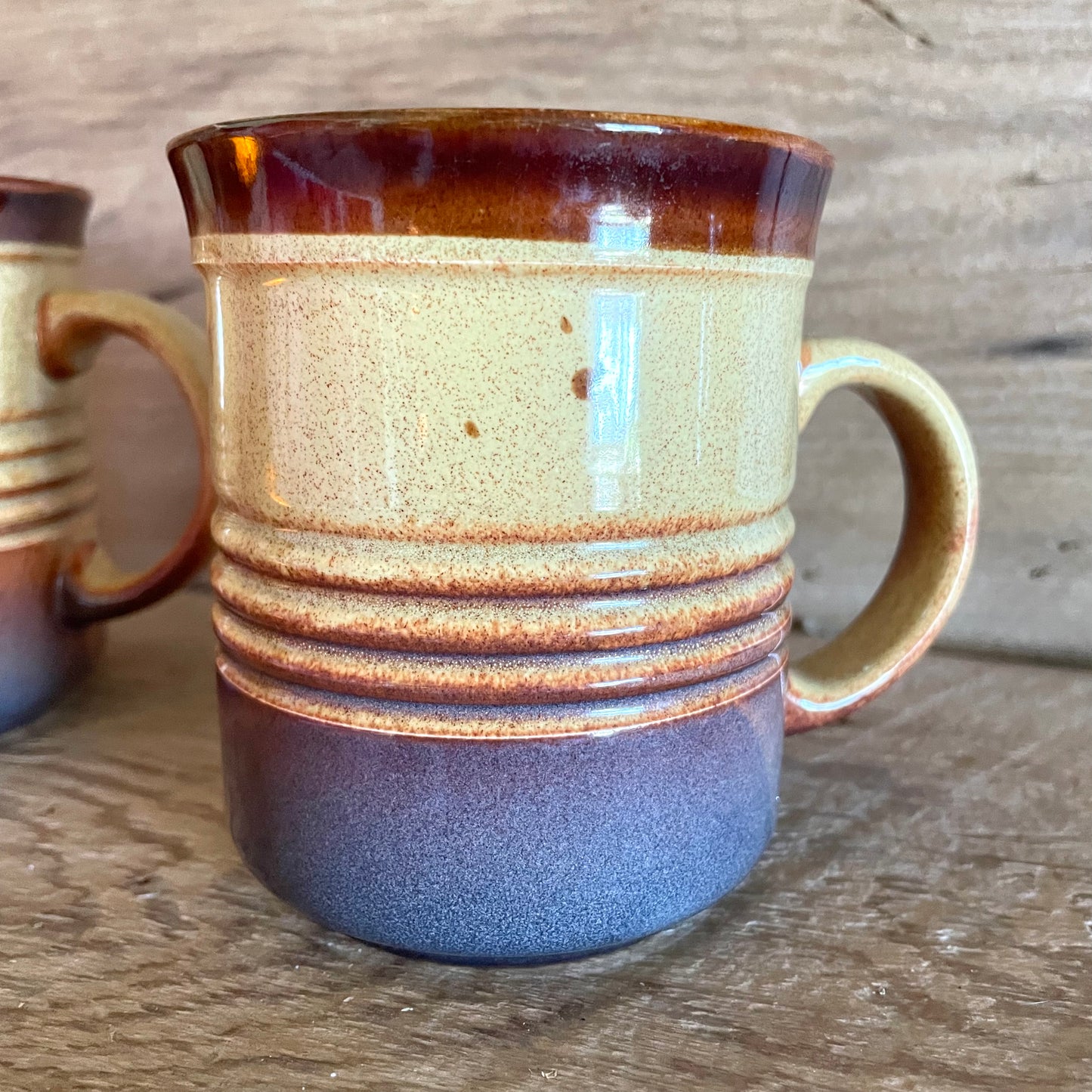 Vintage pair of coffee mugs