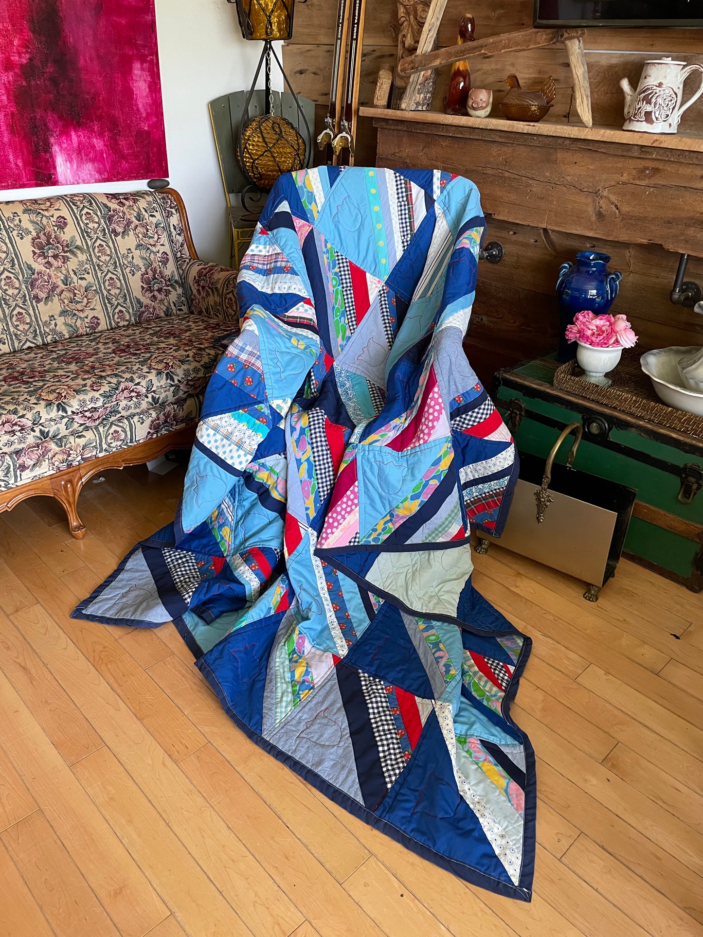 “Blue Belle” - Vintage Quilt