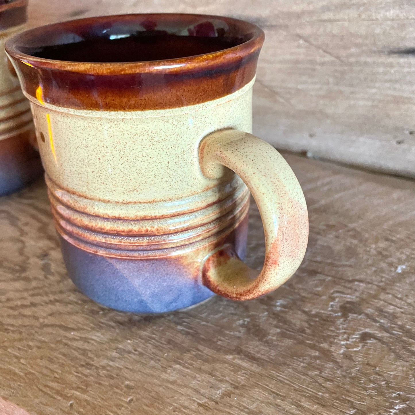 Vintage pair of coffee mugs