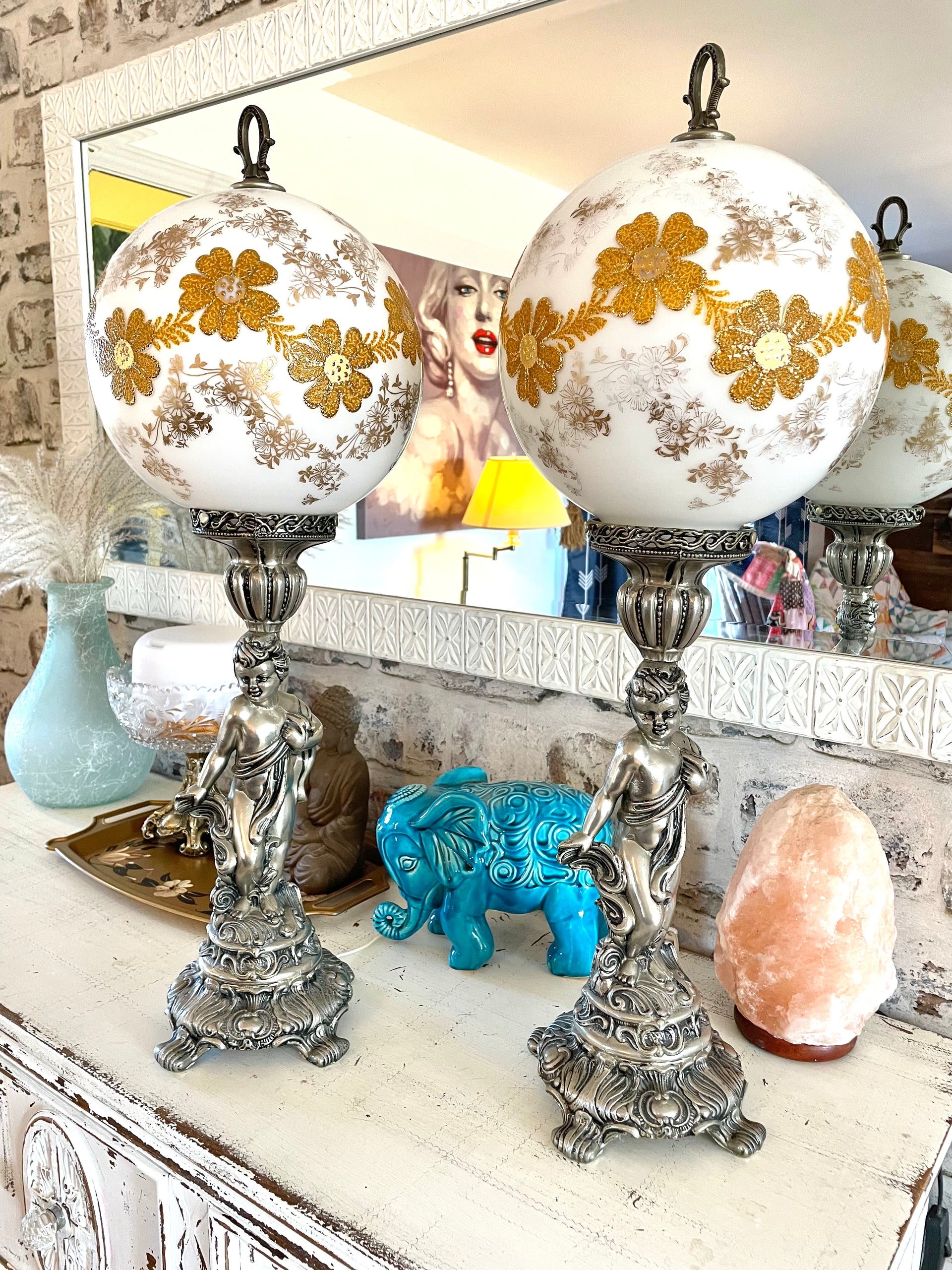 Hollywood Regency Lamps – LOVE THE VINTAGE VIBE