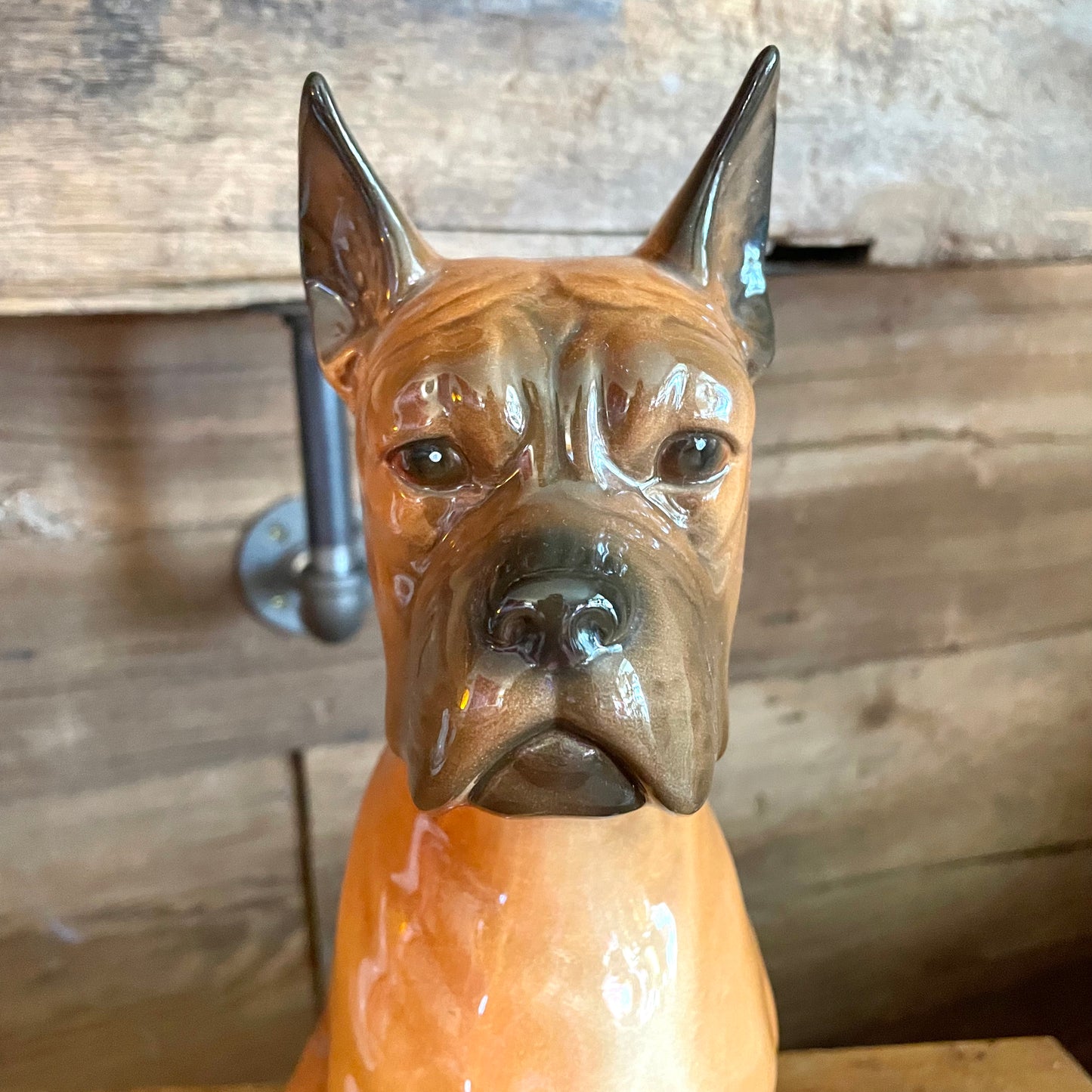 “Bruno” Vintage Ceramic Boxer