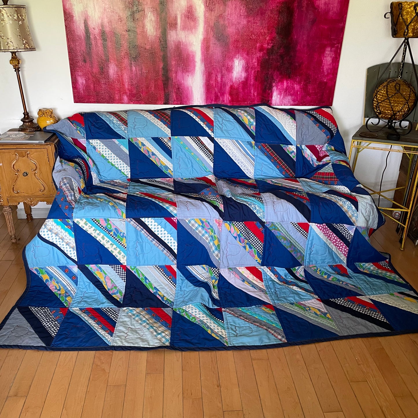 “Blue Belle” - Vintage Quilt